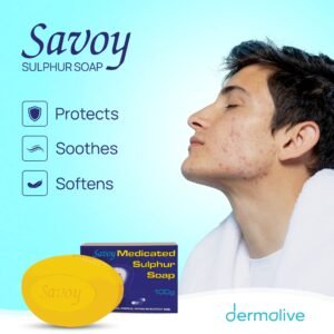 Savoy Sulphur Soap100 gm - Image 1